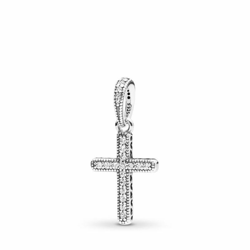 Pandora Classic Cross Pendant Sale NZ, Sterling Silver (598704-OEU)